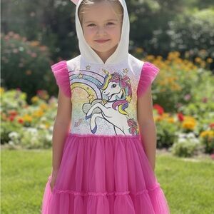 Nickelodeon Pink and White Unicorn Costume